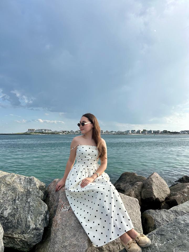 платье в горошек