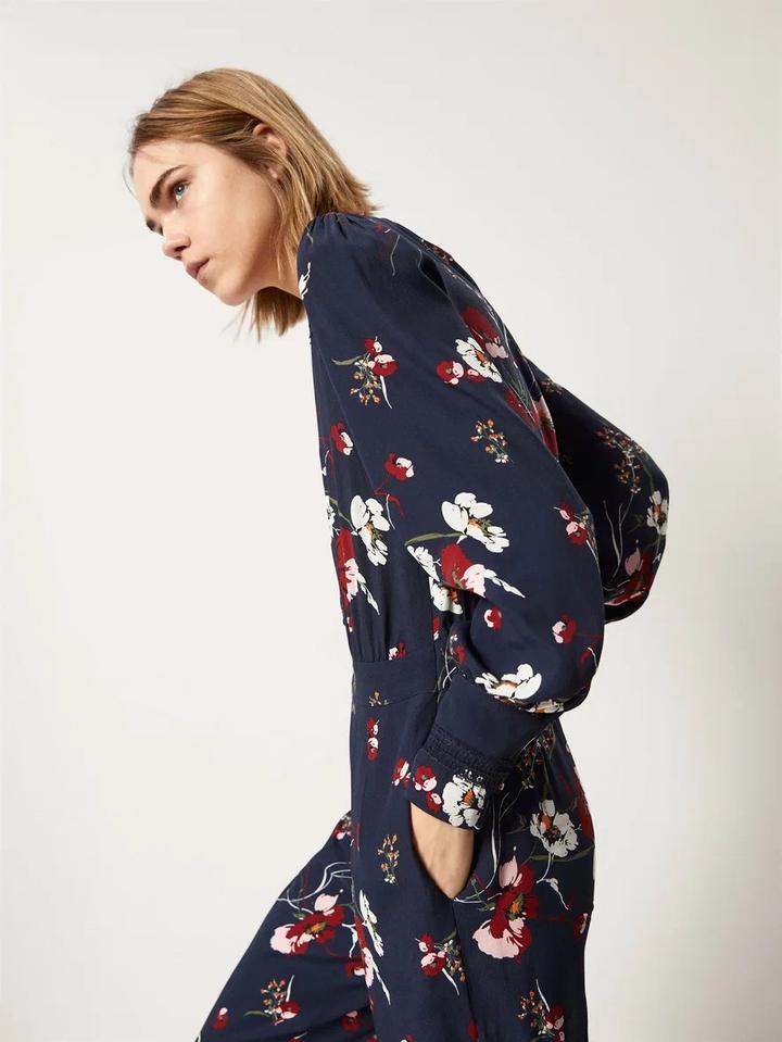 Комбинезон Massimo Dutti с цветочным принтом