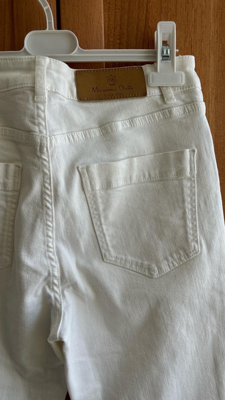 Белые джинсы Massimo Dutti