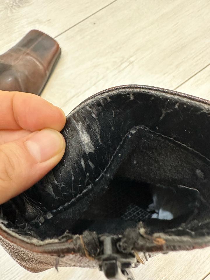 Ботильоны кожа натуральная винтаж