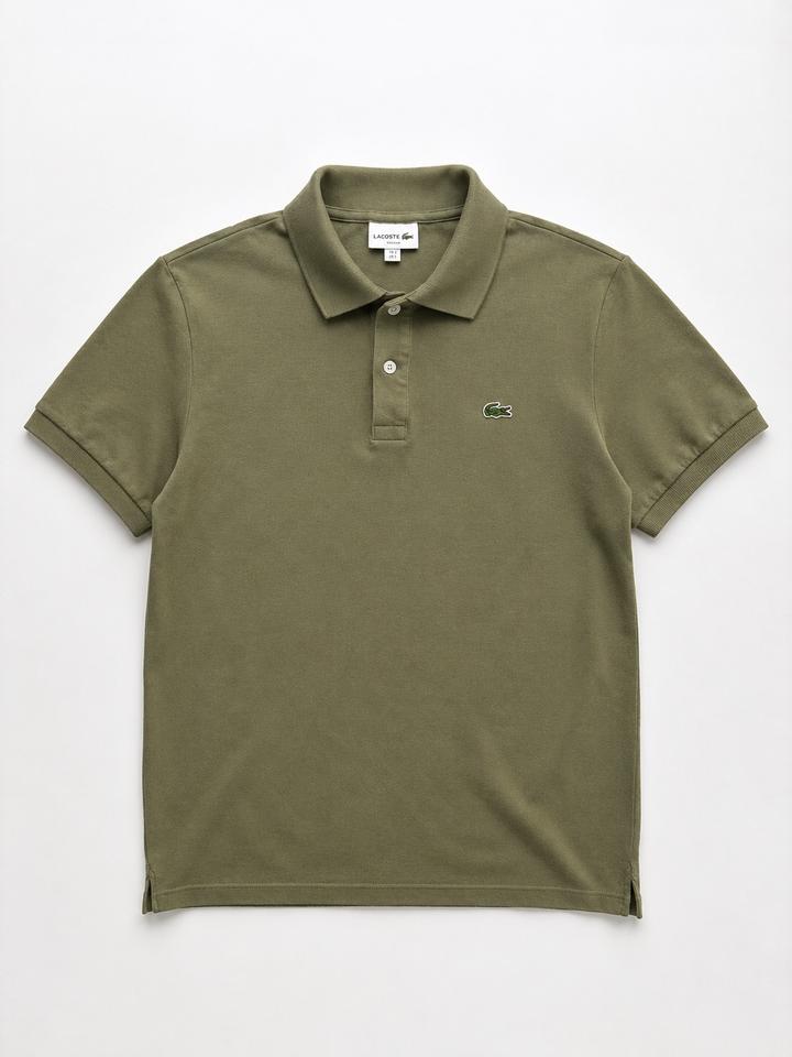 Lacoste Polo Olive / Оригинальное поло Lacoste хаки