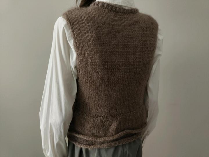 Жилетка, ручная работа