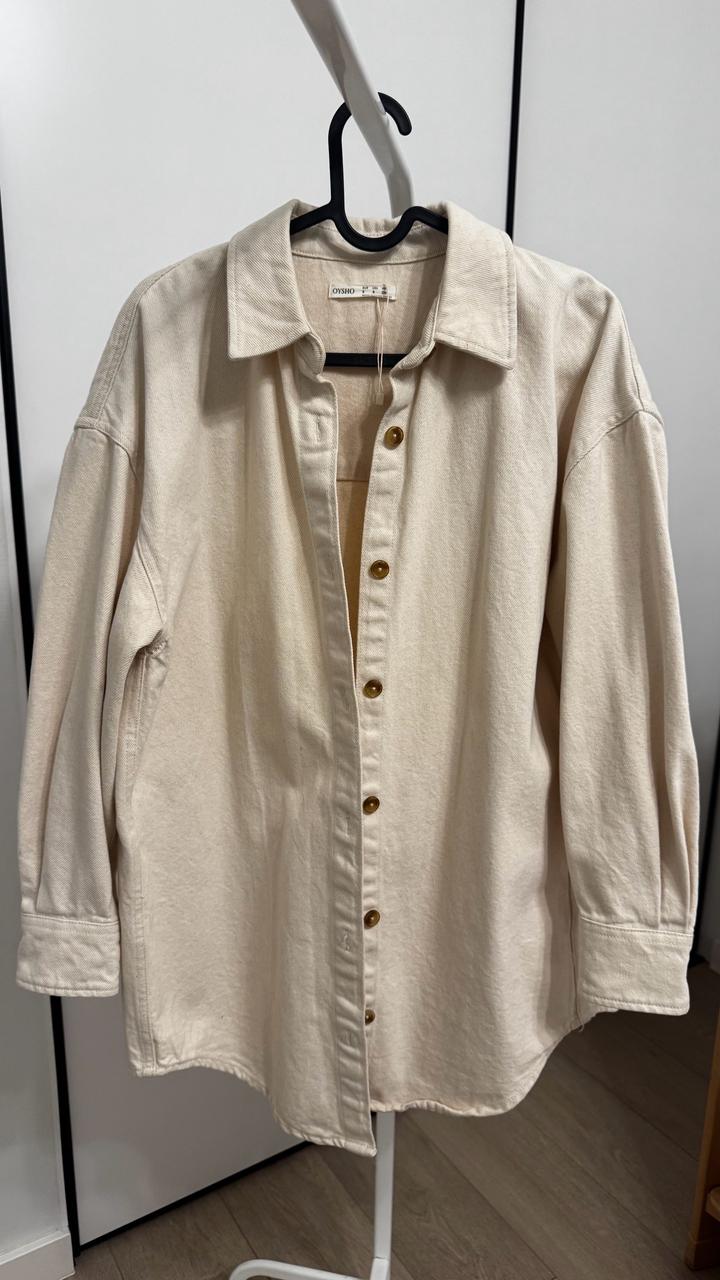 Джинсовая куртка-рубашка