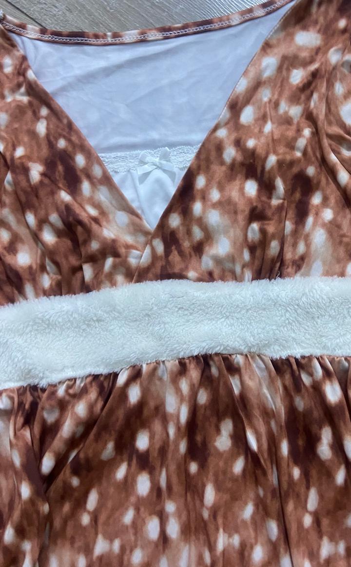 babydoll top bambi print