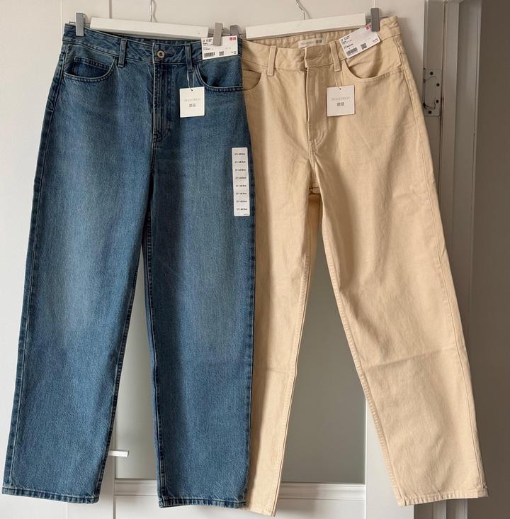Uniqlo&WJ Anderson джинсы светлые