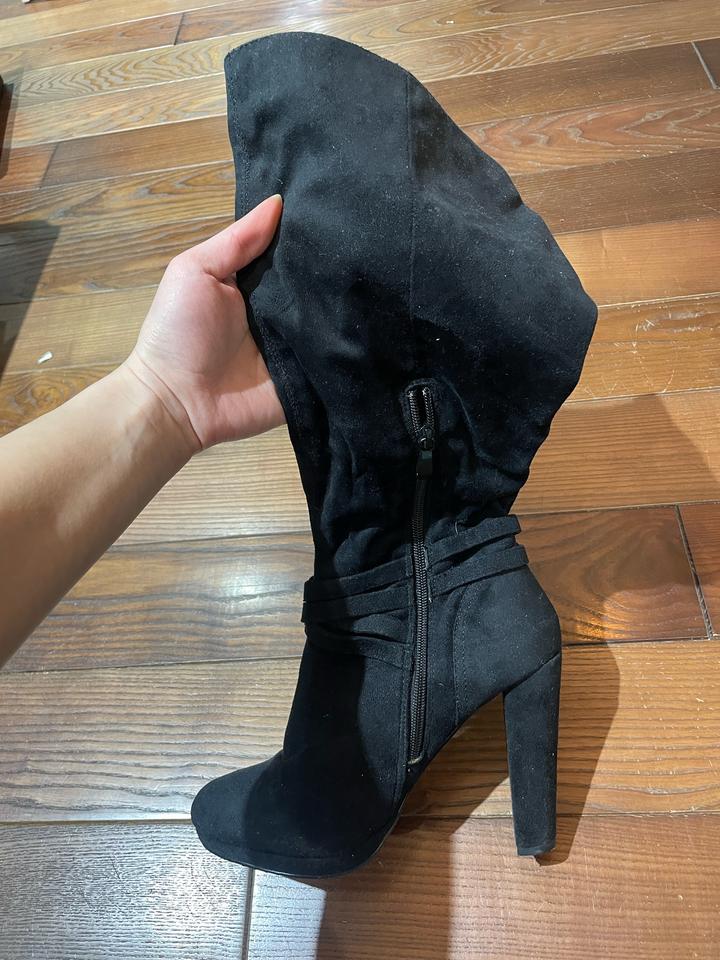 Черные ботфорты Blink