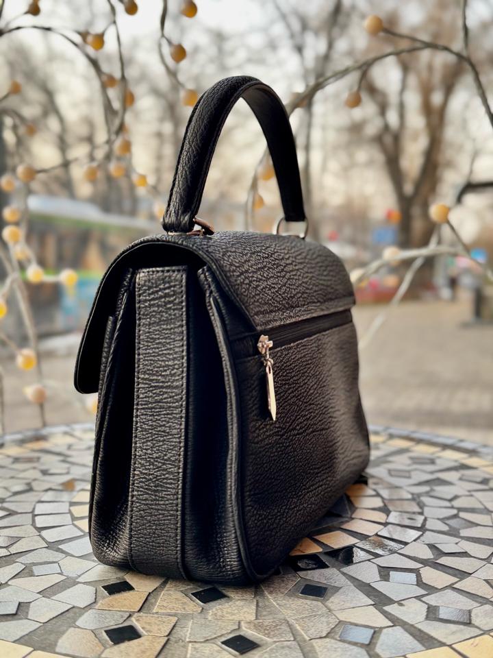 Винтажная сумка из натуральной кожи акулы (Genuine Shark Skin)