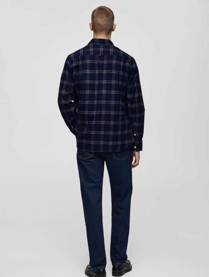 Мужской оверсшерт в клетку | casual | США