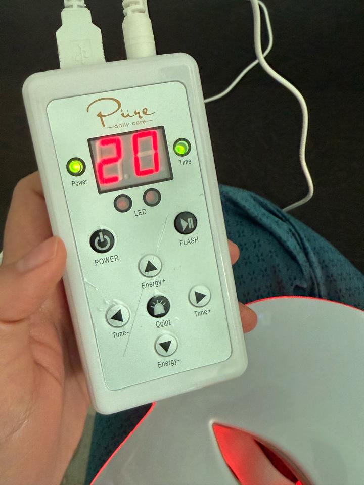 Лед маска luma light therapy mask (pure) США