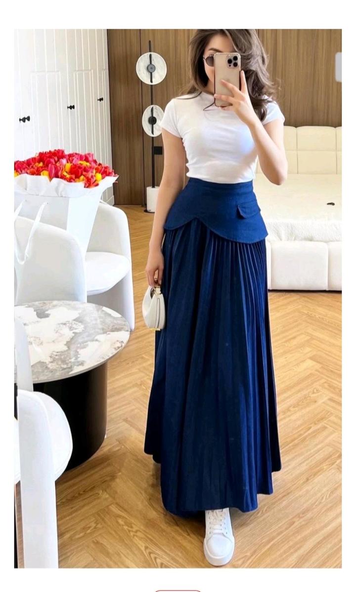 Юбка с баской