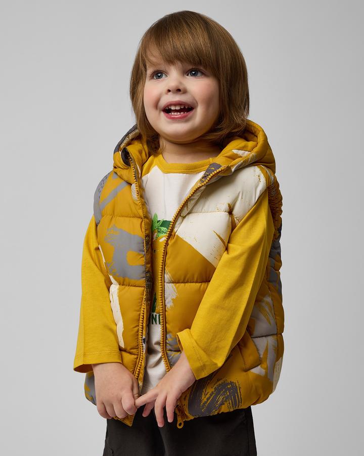 Теплая безрукавка