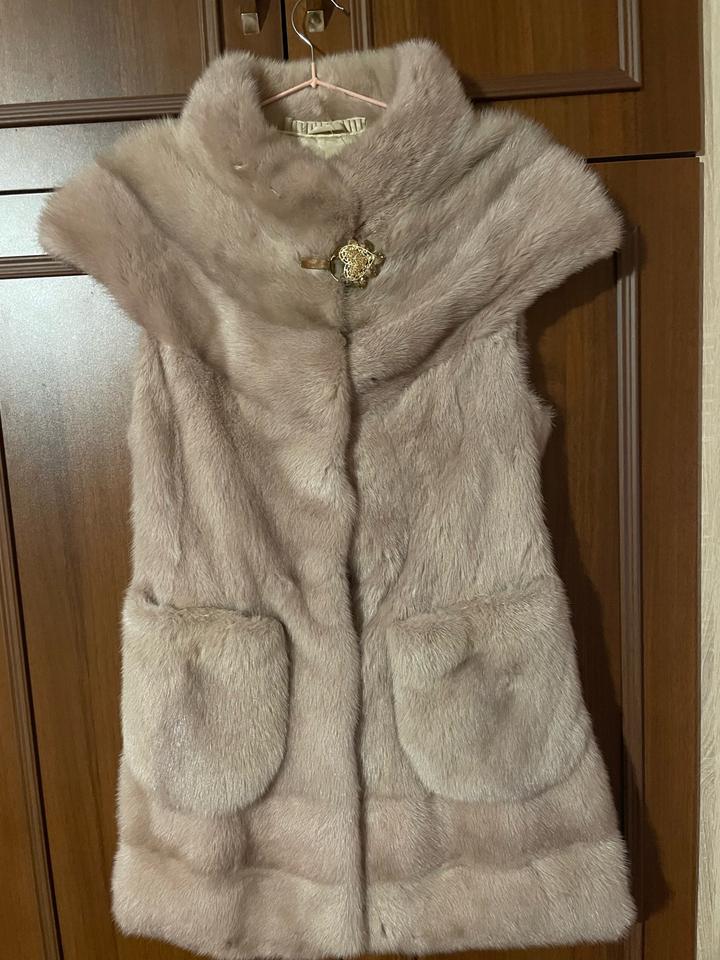 Норковая жилетка