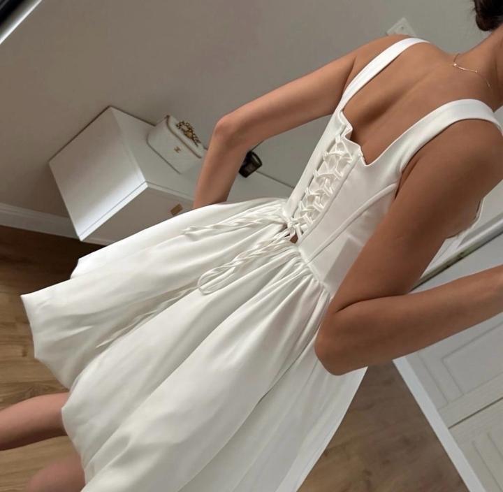 Платье мини корсет