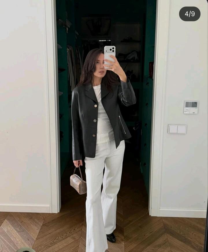 Кожаная куртка Zara