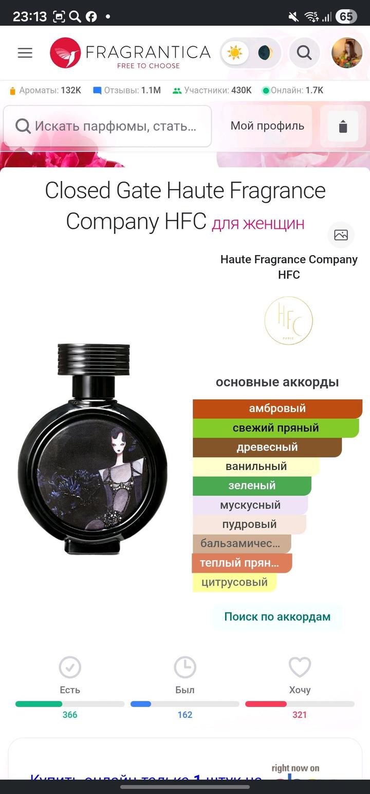 Voodoo Chic Haute Fragrance Company HFC