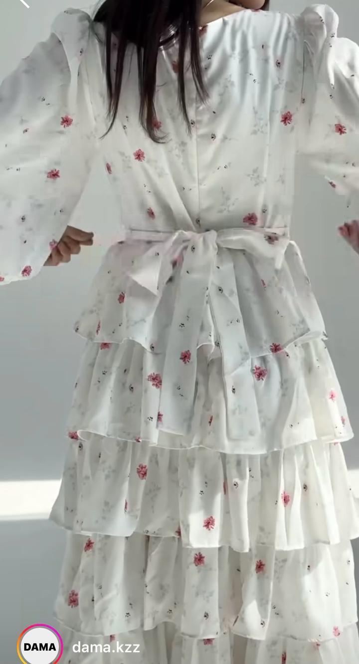 Белое платье нарядное