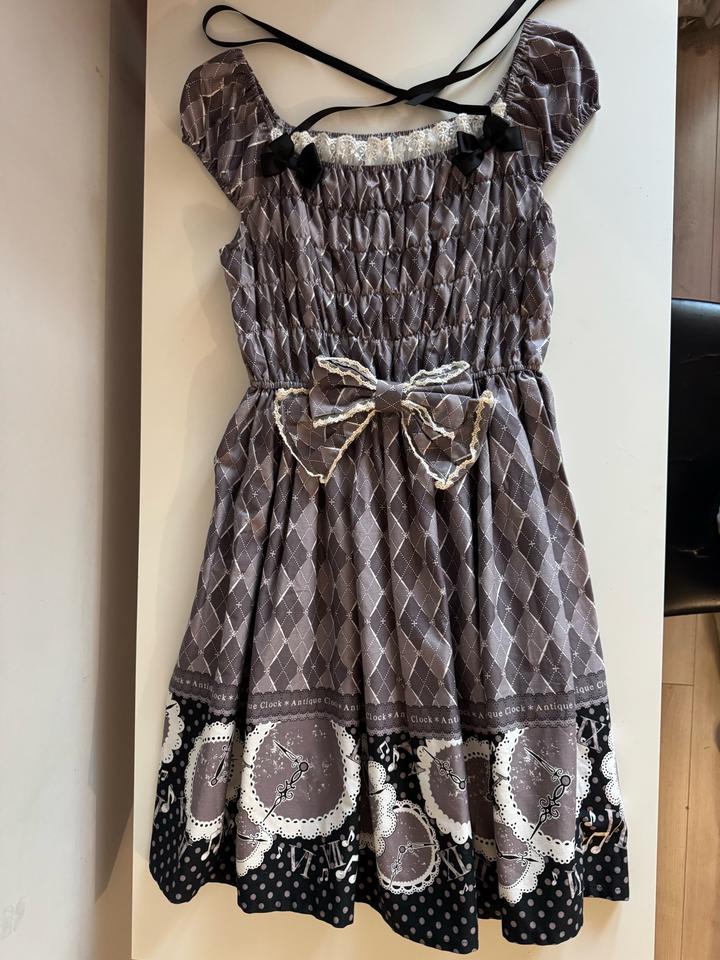Платье antique clock в стиле lolita