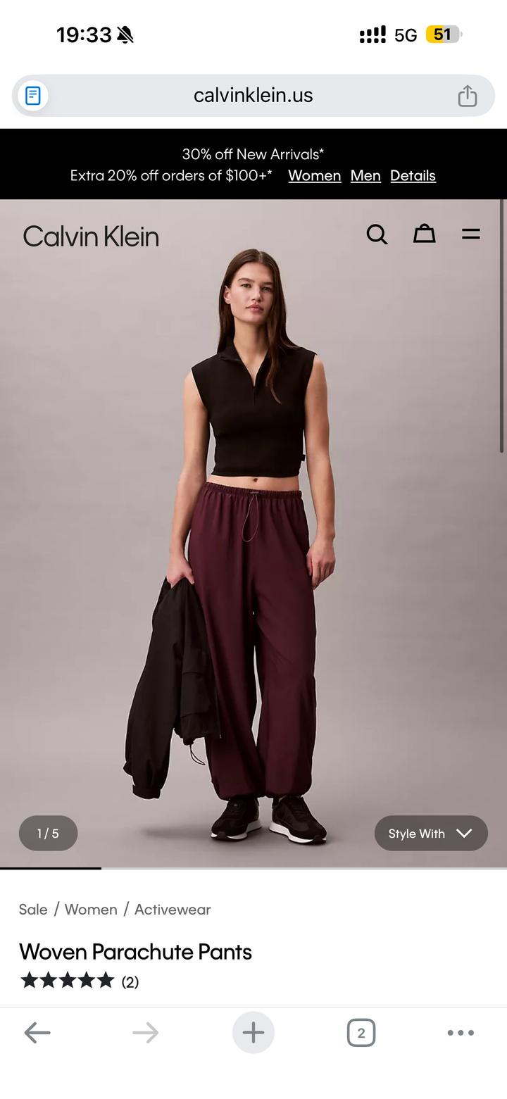 Штаны парашюты Calvin Klein
