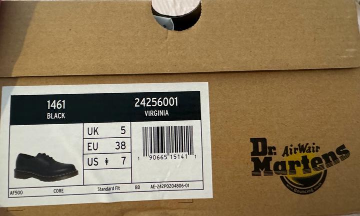 Модель Dr. Martens 1461 Virginia (Мягкая кожа)