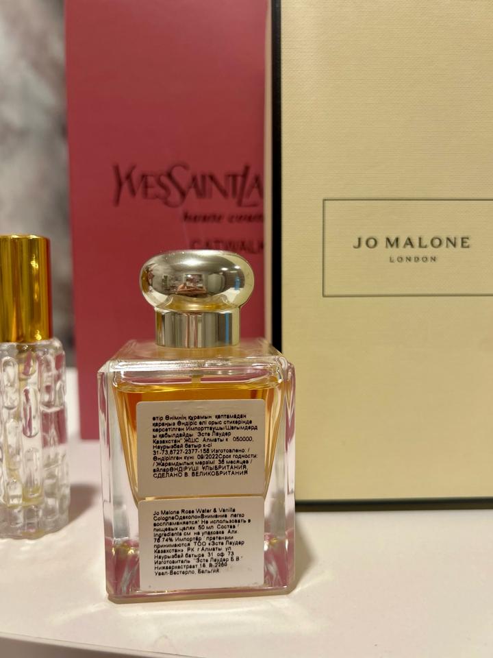 Jo Malone Rose Water & Vanilla на распив