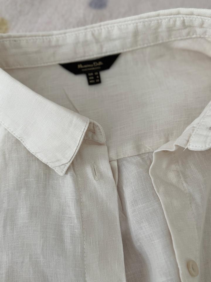 Льняная рубашка Massimo Dutti