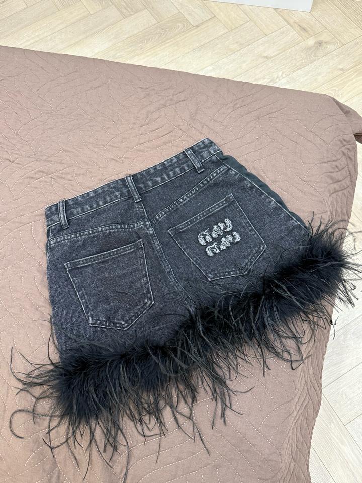 Джинсовая юбка Miu Miu