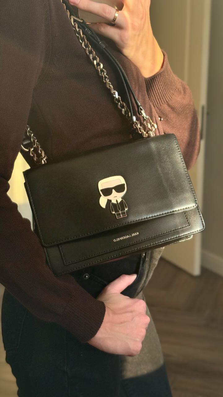 Черная сумка Karl Lagerfeld