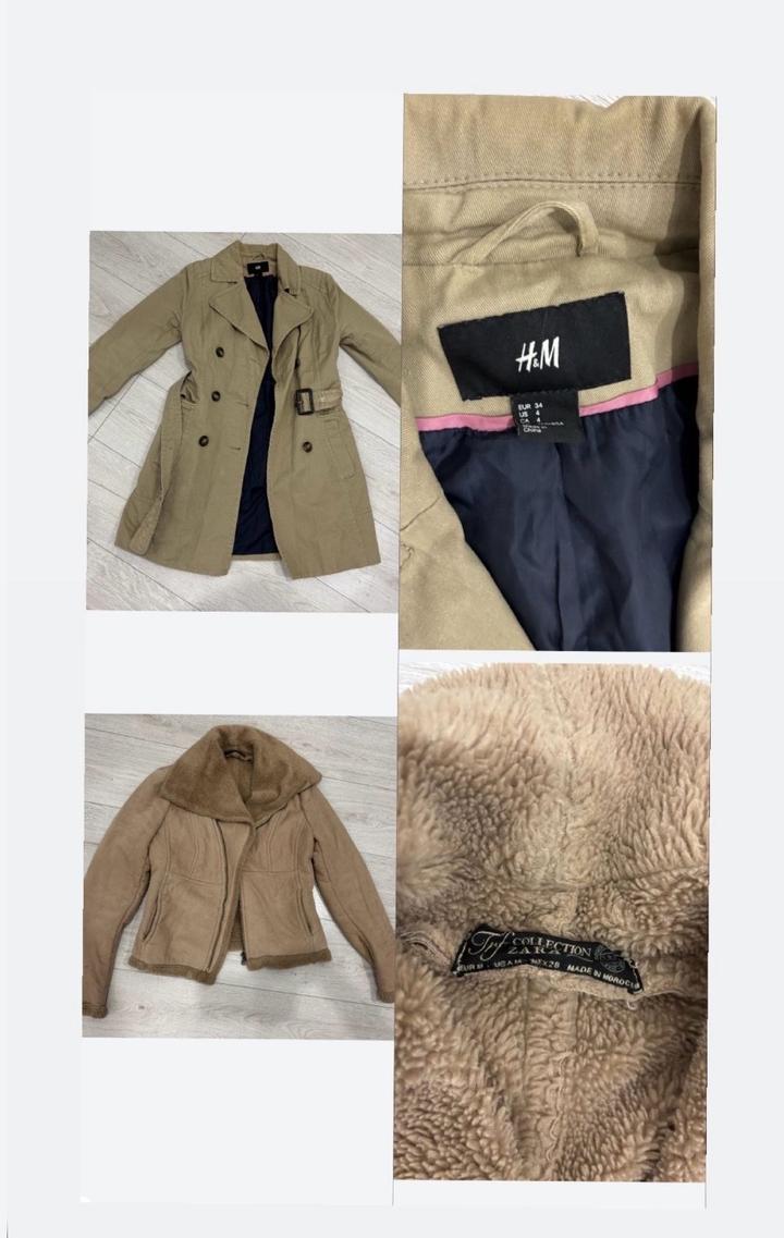 Тренч укороченный H&M XS