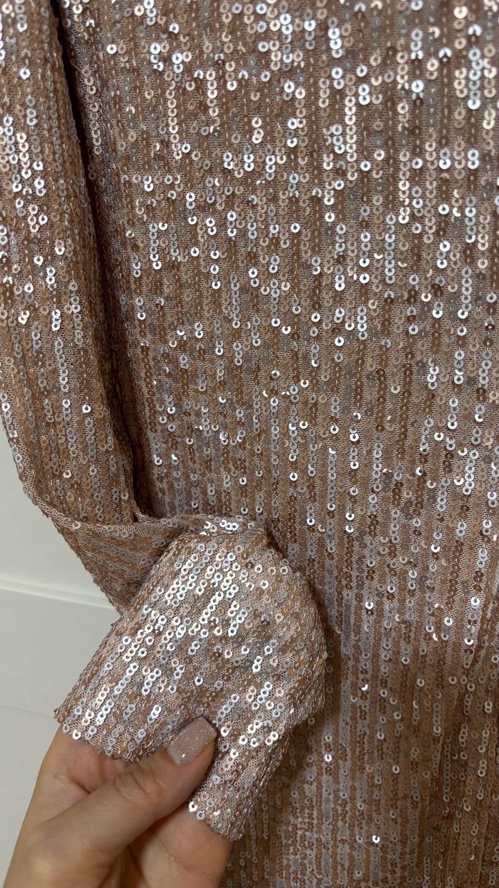 Блестящее платье Mango