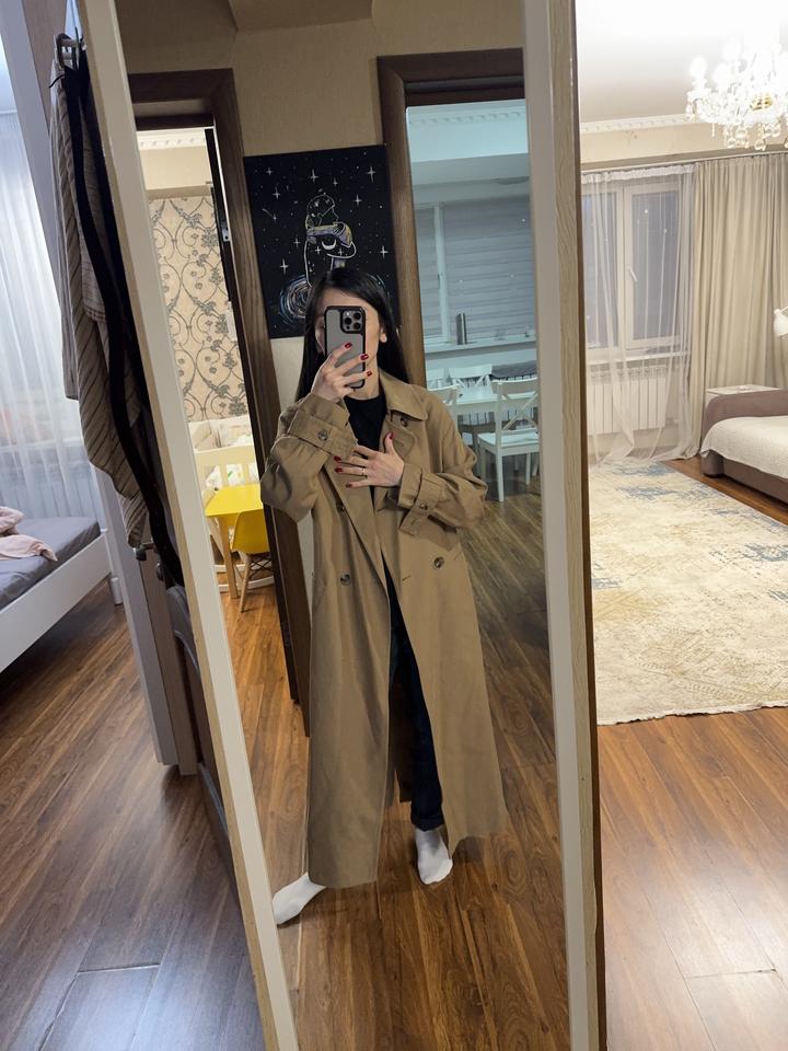 Тренч Mango длины миди