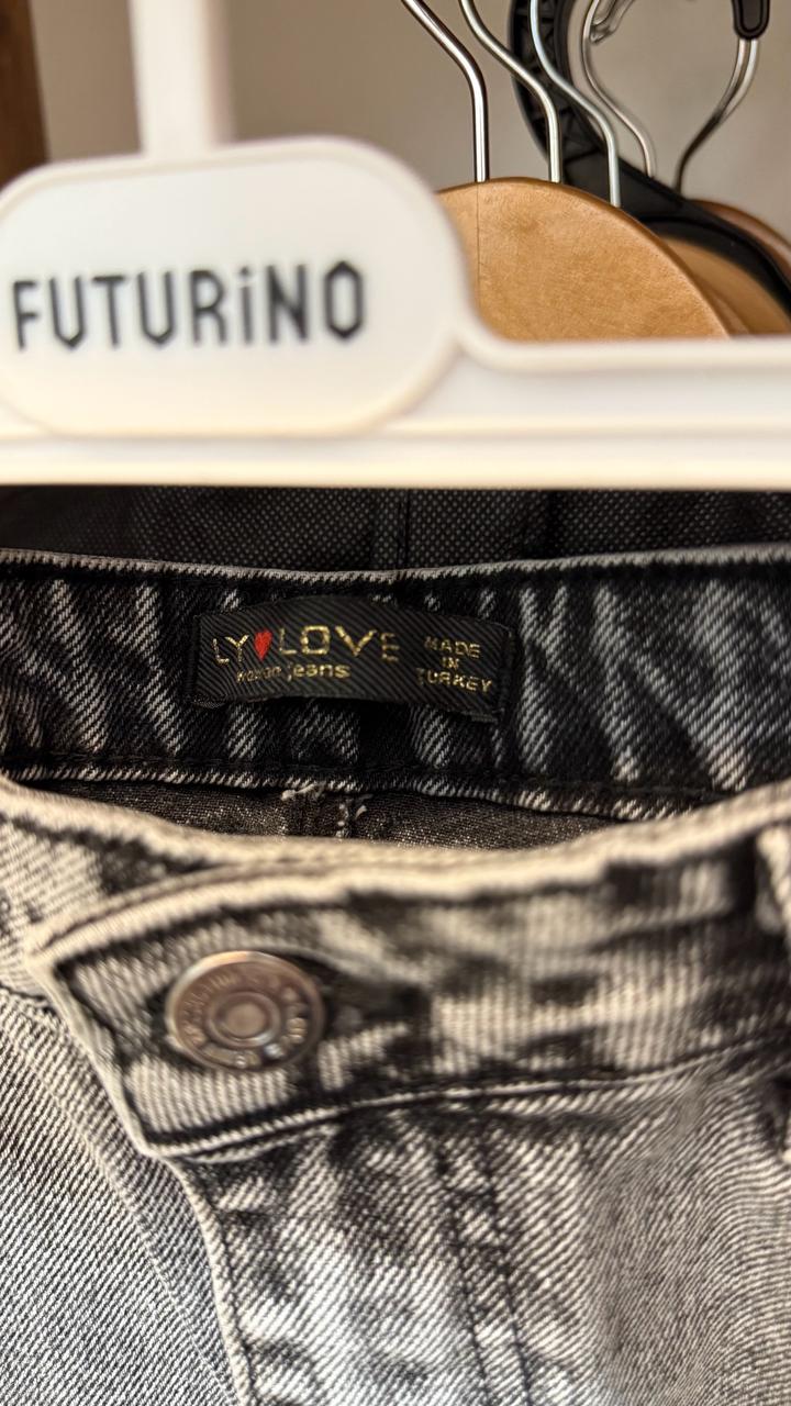 Джинсовая юбка макси