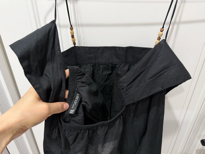 Черное топ от Zara