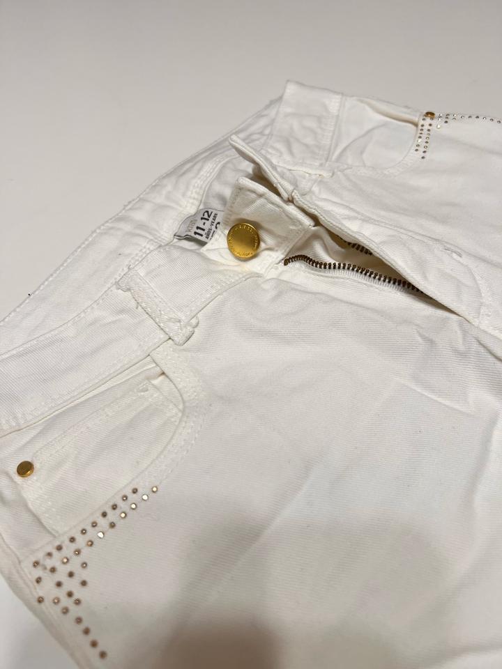 Брюки белые джинсовые Zara Kids