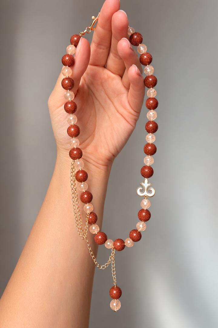 Украшение в теплых сияющих оттенках ✨