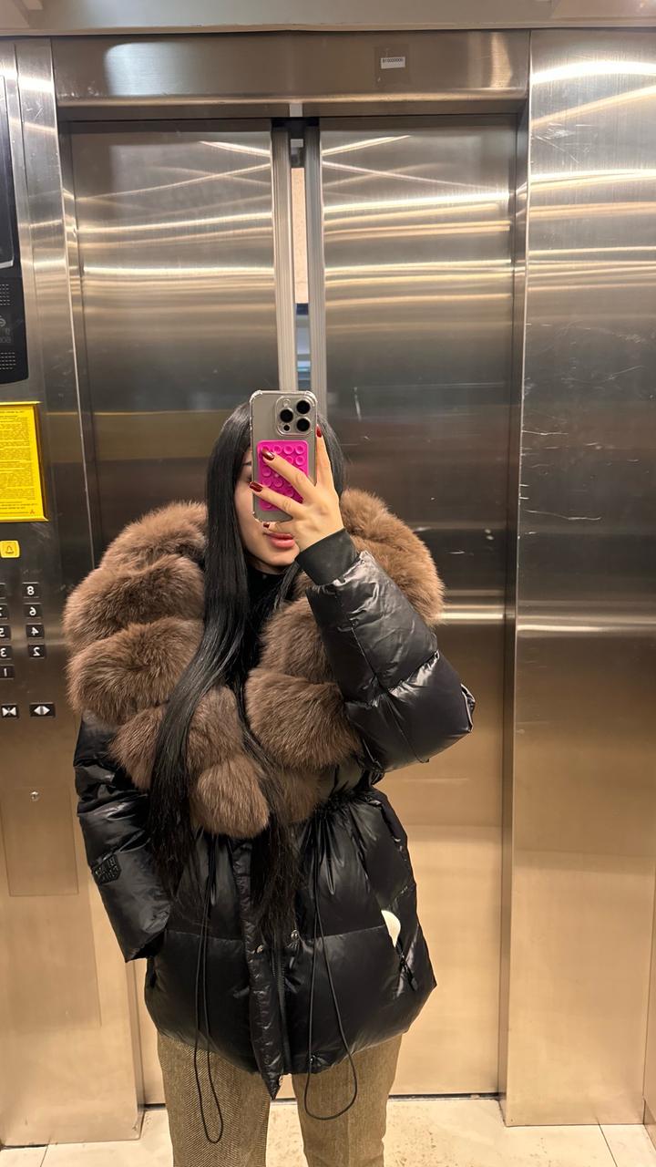 Куртка трансформер,можно снять мех и носить весной