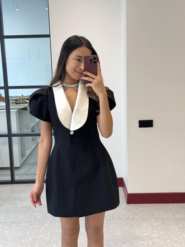 Черное платье пиджак