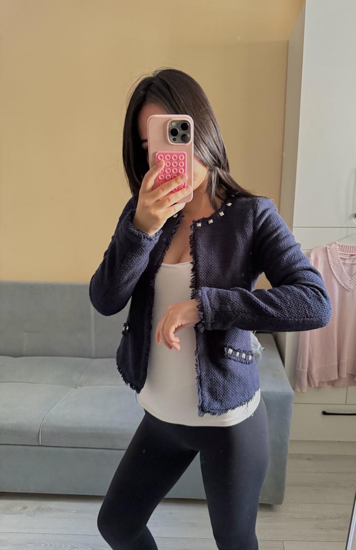 Твидовый пиджак Tom Tailor