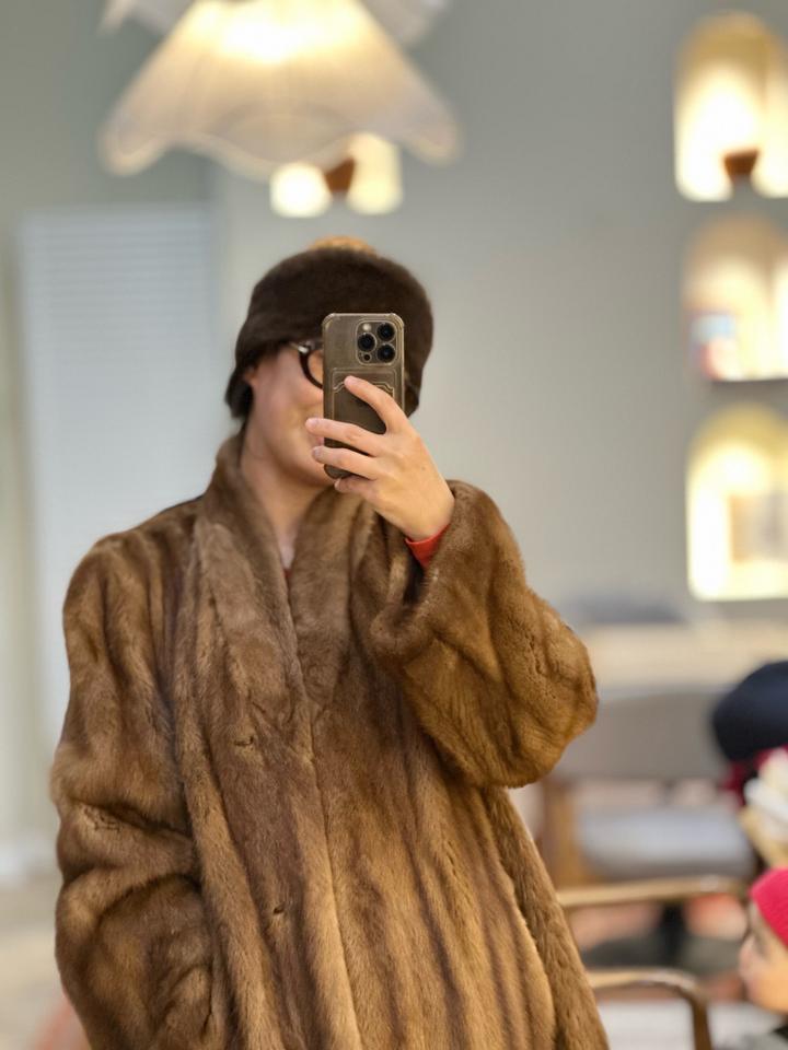 Норковая шуба