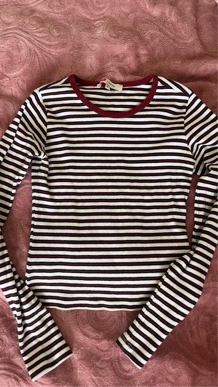 топ полосатый
