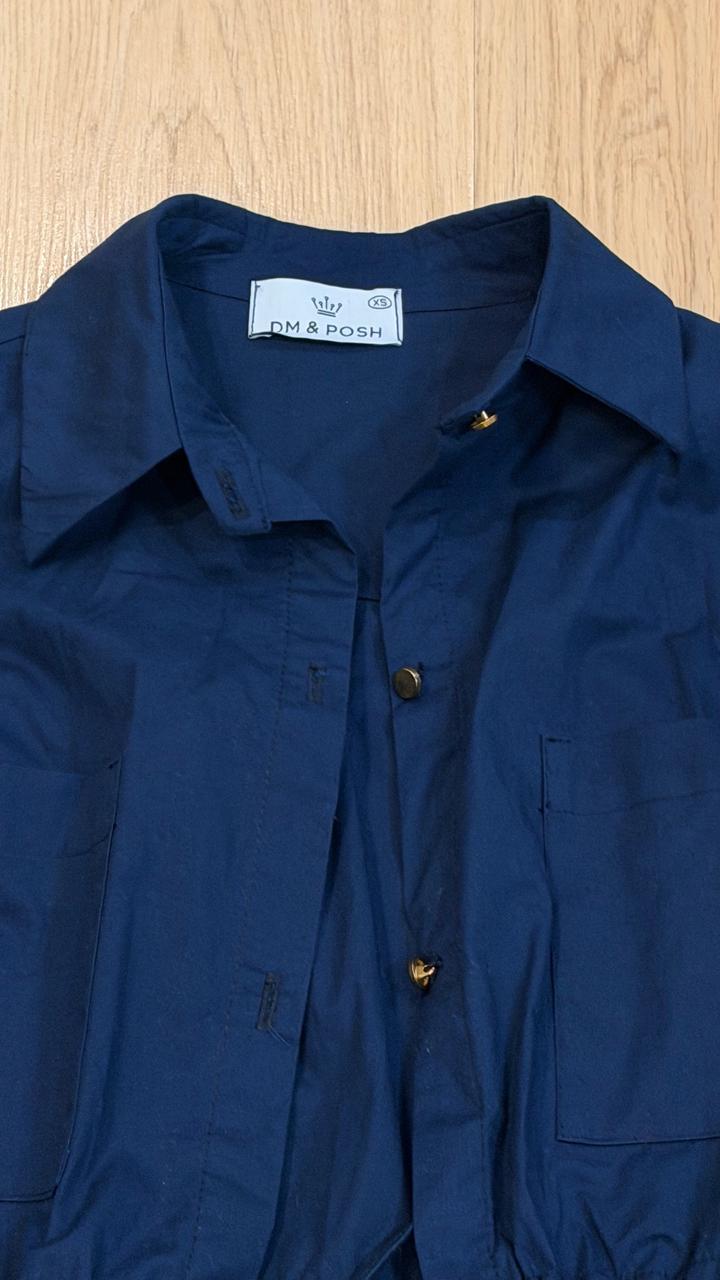 Синий костюм