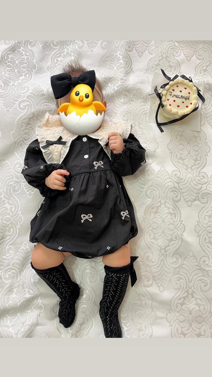 Полный образ для маленькой модницы 🖤✨