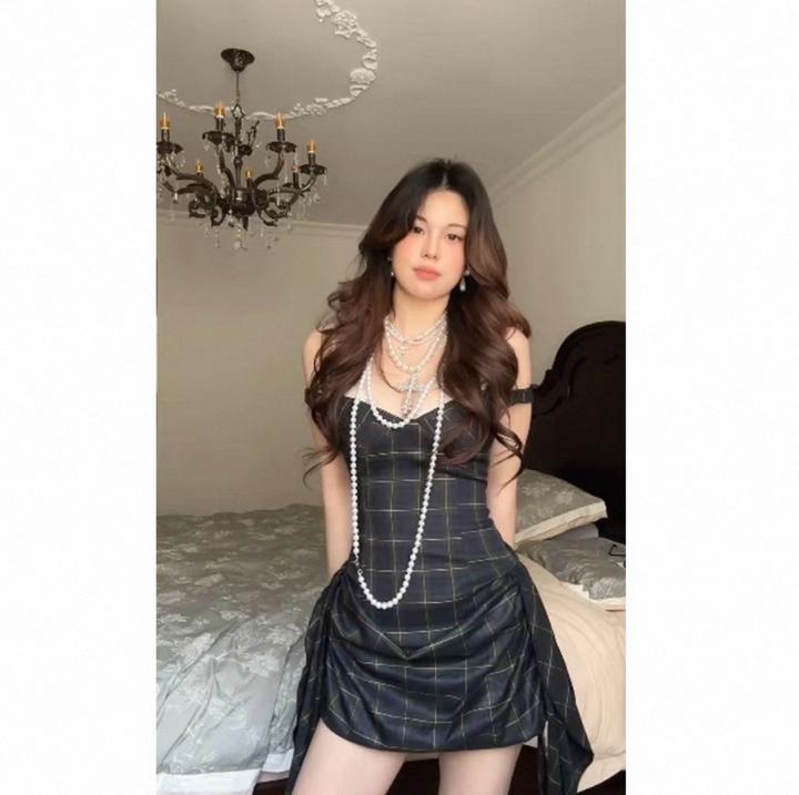 Платье клетчатое