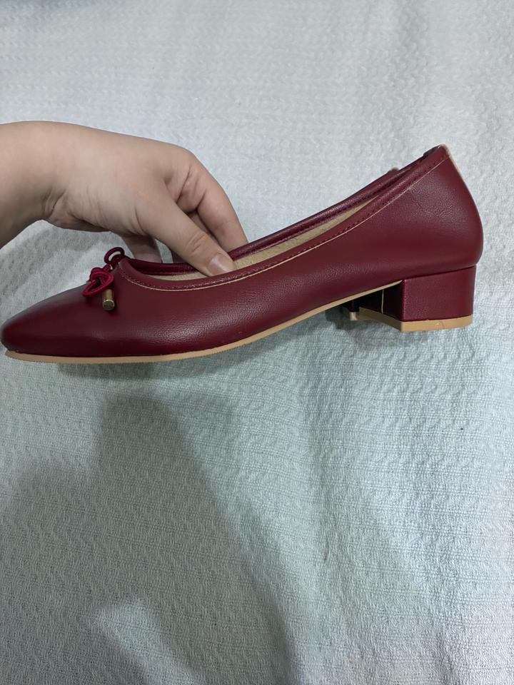 Кожаные балетки