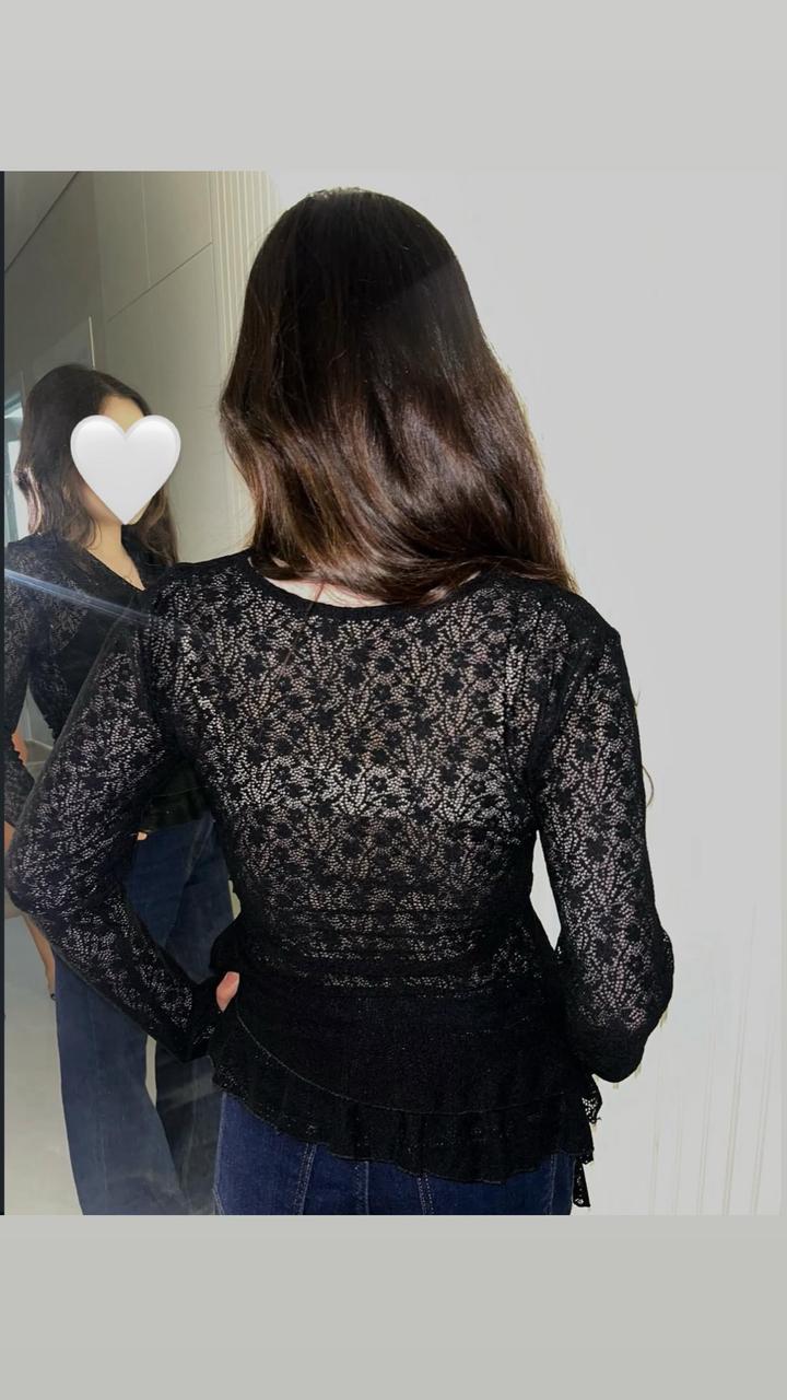 Кружевные кофты в двух рассветках