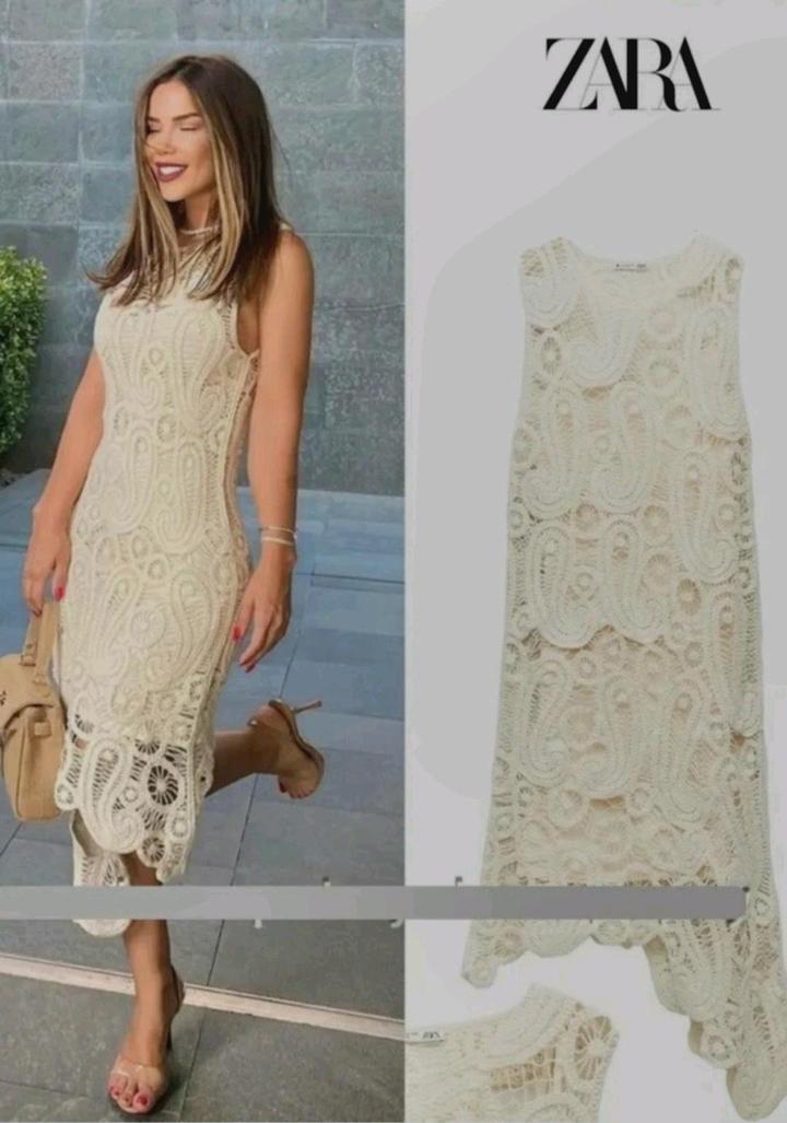 Белое платье Zara