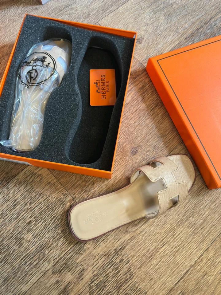 Тапочки шлепки Hermes 39 размер