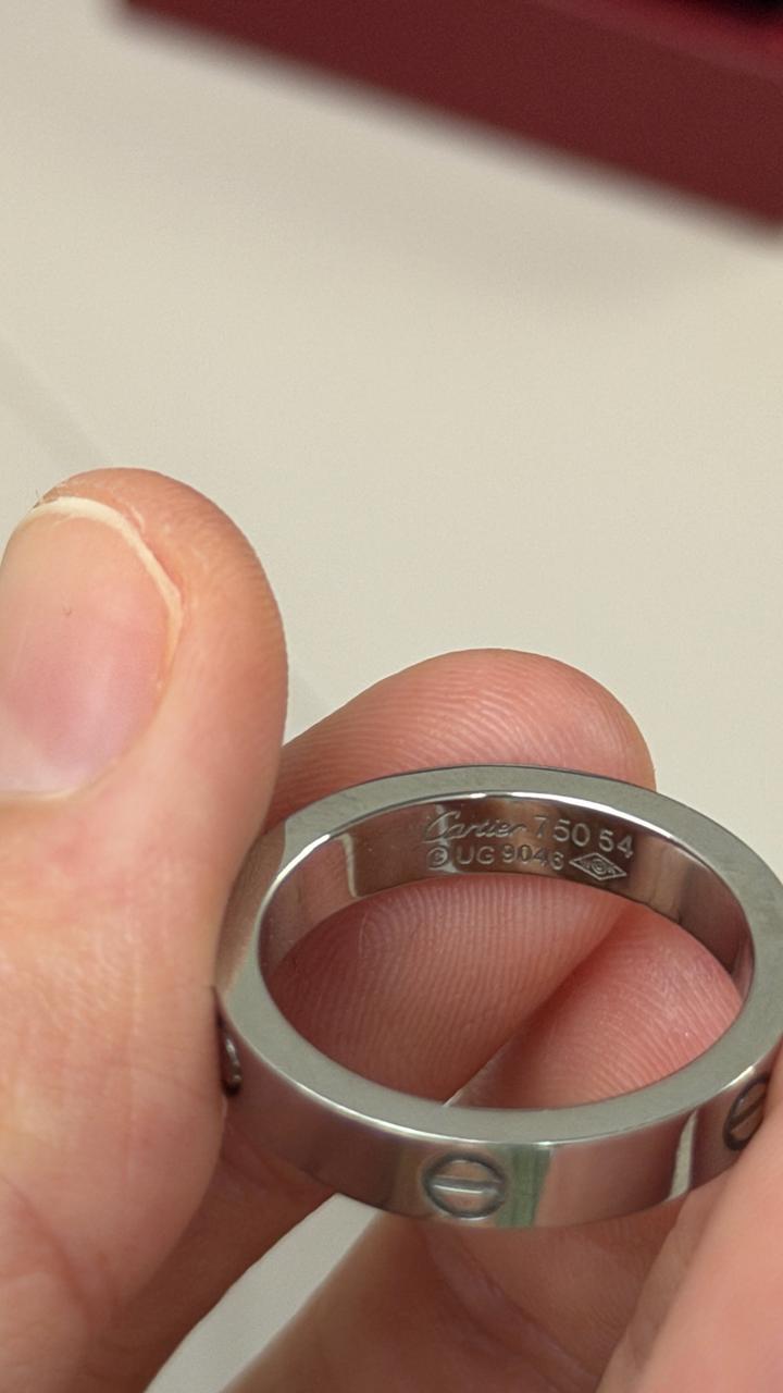 Кольцо Cartier люкс 1:1 в полной комплектации материал сталь