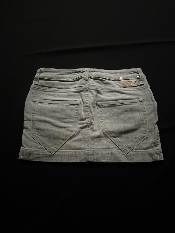 Джинсовая мини юбка