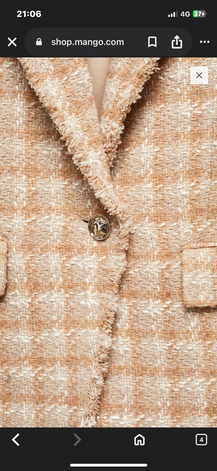 Твид от ПИДЖАК ИЗ ТВИДА С ПУГОВИЦЕЙ-СТРАЗОМ