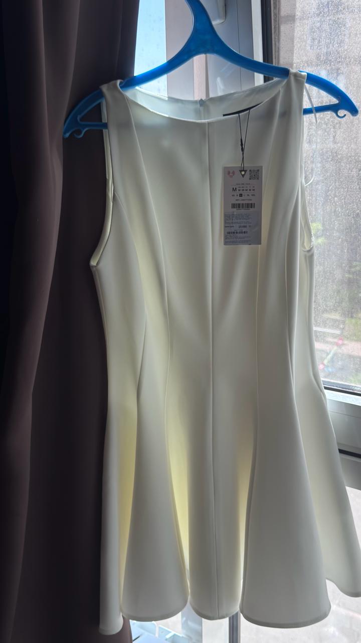 Белое платье Zara